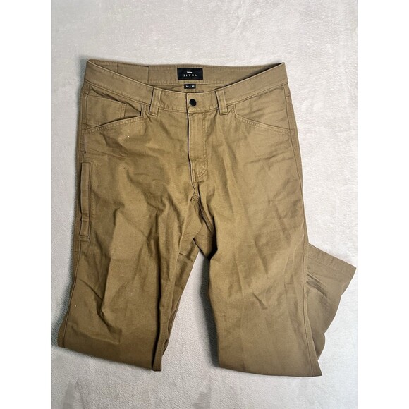 Sitka Harvester Pant Mens 36x32 Canvas Hunting Workwear Brown